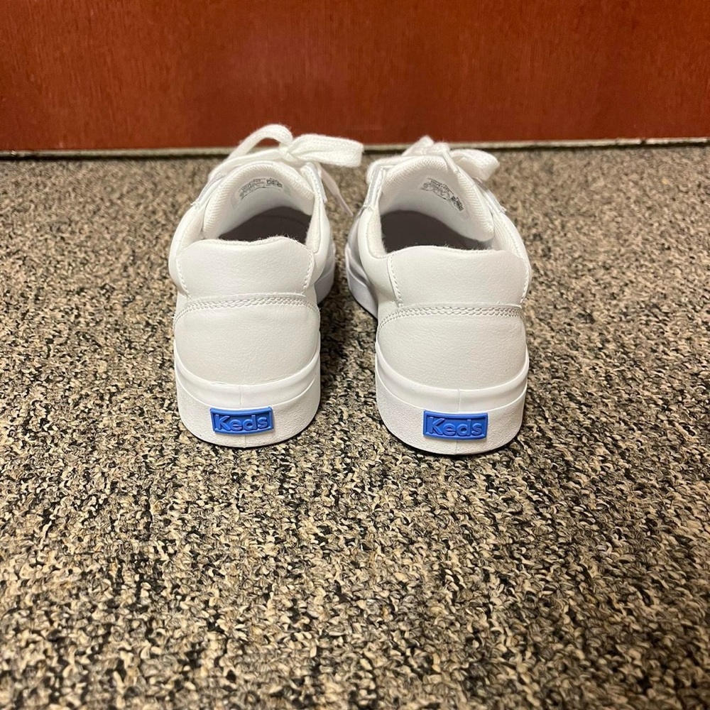 White Leather Sneakers - Picture 3 of 4